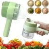 УЦЕНКА! Ручной электрический измельчитель для овощей 4 в 1 Food Chopper Catling (Повреждён контейнер 3103)