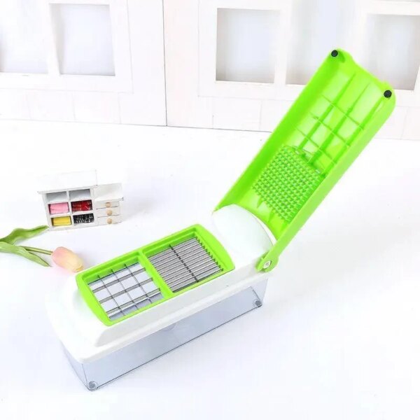 Овощерезка с насадками и контейнером 1.5 л для нарезки Nicer Dicer X3-180 29×14×12 см