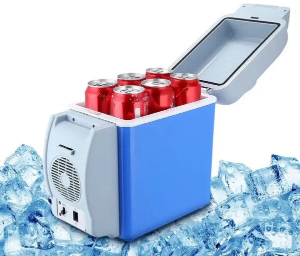 УЦЕНКА! Автохолодильник от прикуривателя Port Able Electronic 7.5 л (Трещина на корпусе 3106)