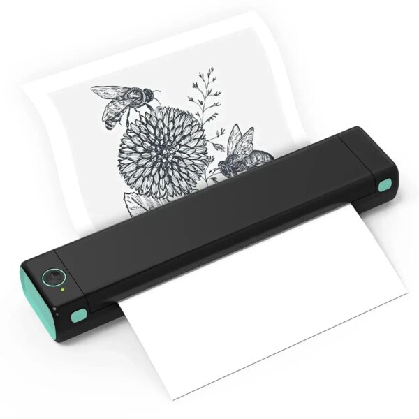 Аккумуляторный термопринтер моментальной печати с печатью по Bluetooth и USB M15 A4