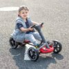 Детский электромобиль Go-Kart / Красный Электрокарт с EVA колесами / Максимальная скорость 6 км/ч HL-B6
