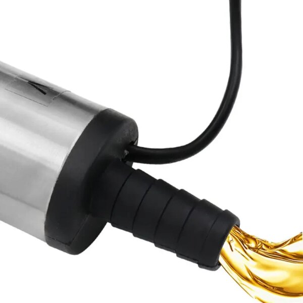 Электрический погружной насос для перекачки топлива и жидкостей 12V Серый  AND5260