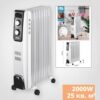 Обогреватель радиаторный масляный DSP KD3021 2000Вт Бытовой электрорадиатор радиатор на 9 секций