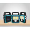 Фонарь прожектор USB с солнечной панелью и повербанком Solar LED light HS-8020 60 Вт водозащита IP65