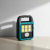 Фонарь прожектор USB с солнечной панелью и повербанком Solar LED light HS-8020 60 Вт водозащита IP65
