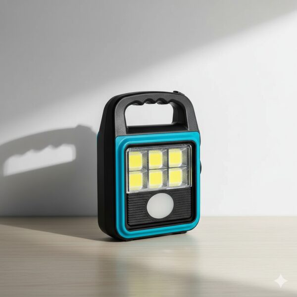 Фонарь прожектор USB с солнечной панелью и повербанком Solar LED light HS-8020 60 Вт водозащита IP65