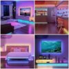 Умная светодиодная гирлянда LED RGB 5050, 5 м, водонепроницаемая IP67, многоцветная подсветка, с USB питанием 5.5V
