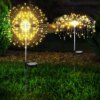 Уличные садовые фонари на солнечной батарее Фейерверк 200LED 2 шт SFK-41