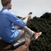 Портативный компрессор с цифровым дисплеем, LED-фонариком и набором насадок ATJ-9566 3х2000mAh