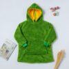 Детский плед-толстовка Huggle Hoodie «Лесное приключение» (зелёный) — уютный плед-худи 3 в 1 для игр и отдыха