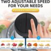 УЦЕНКА! Измельчитель чаша 2л из нержавеющей стали Rainberg RB-2202 1300 Watt (Плохая упаковка 3129)