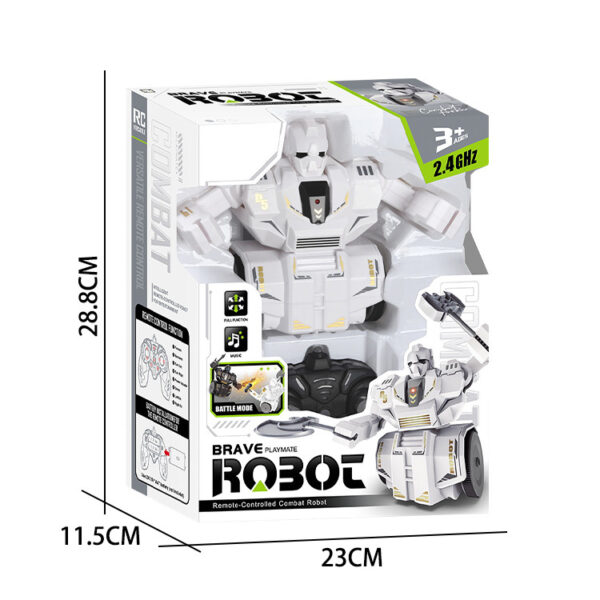 Интерактивный боевой робот JJRC R33 с пультом | ИК-управление, свет, звук, стрельба, танцы