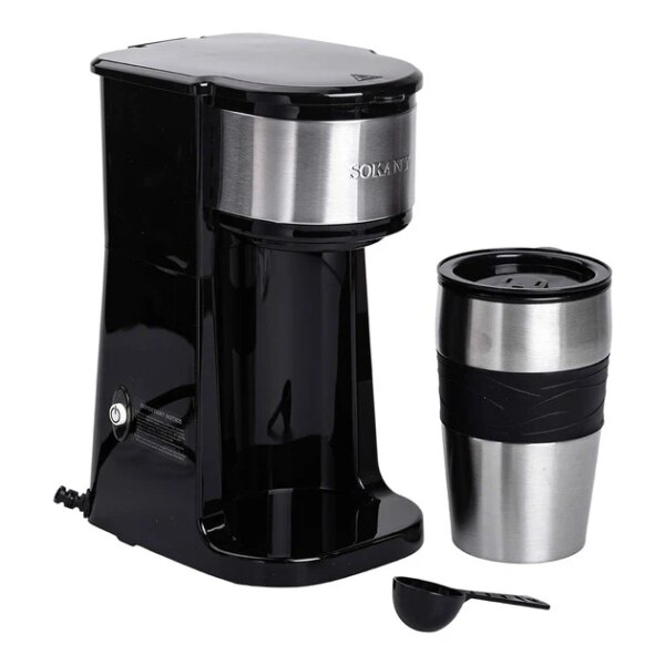 Кофеварка электрическая Sokany SK-04028 для молотого кофе, 420 мл