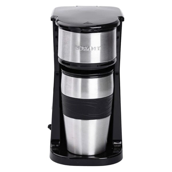 Кофеварка электрическая Sokany SK-04028 для молотого кофе, 420 мл