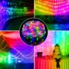 Светодиодная RGB 10м гирлянда на елку или новогоднего декора в дом или на улицу водонепроницаемая IP65 с управлением SMART