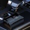 Автомобильный аккумуляторный компрессор с насадками и LED-фонариком М-007
