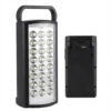 LED-фонарь аккумуляторный черный корпус HER-TEX HT-2626, 24 диода, USB, до 80 часов