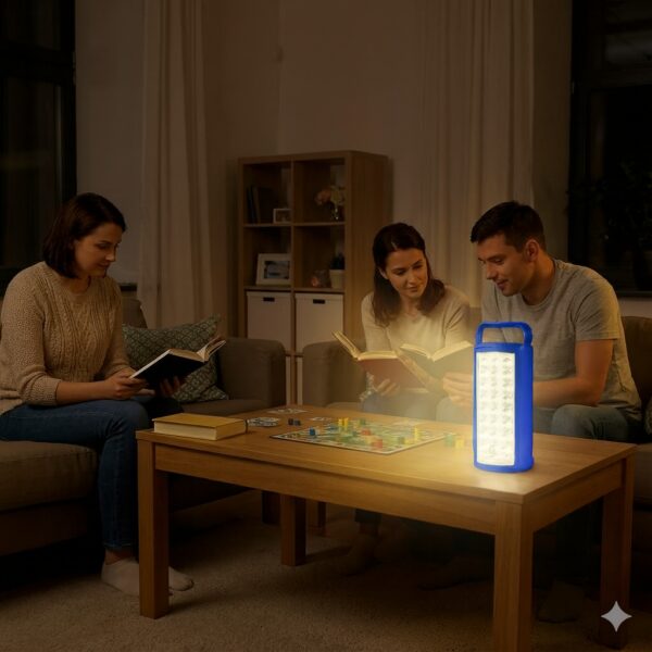 Перезаряжаемый LED-фонарь Синий корпус HER-TEX HT-2626, 24 LED, USB, до 80 часов