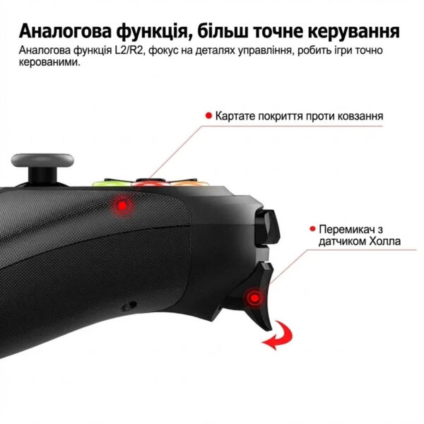Геймпад iPEGA PG-9078 Bluetooth, беспроводной джойстик для Android, iOS, ПК, универсальный, чёрный