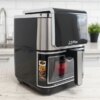 Аэрофритюрница Zepline ZP00340, 13 л, 4200 Вт, гриль, сенсорная панель, силиконовая форма в комплекте