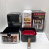 Аэрофритюрница Zepline ZP-00339 13л (4200 Вт) с двумя ТЭНами и сенсорным управлением, безмасляная фритюрница 14 программ