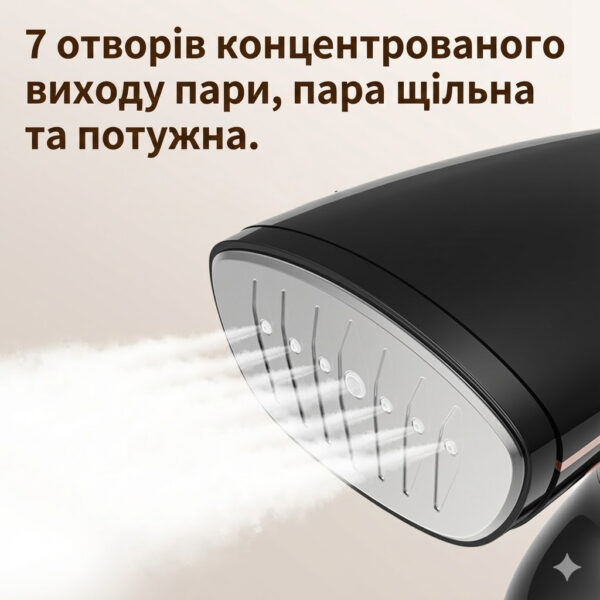 Вертикальный отпариватель 1500 Вт, Черный ручной парогенератор для дома и путешествий