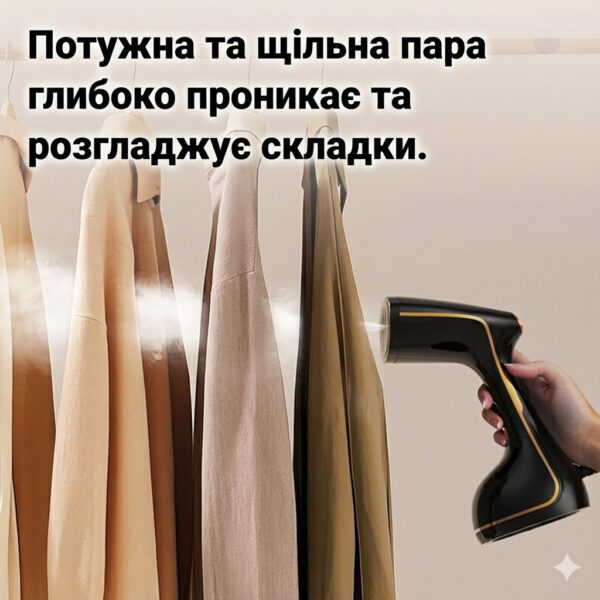 Вертикальный отпариватель 1500 Вт, Черный ручной парогенератор для дома и путешествий