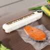 Кухонный вакуумный упаковщик пищевых продуктов с дисплеем Vacuum sealer LS-802 Белый Бытовой вакууматор домашний