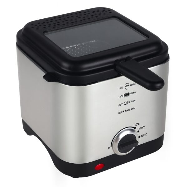 Фритюрница Crownberg CB-5542 1,5 л 1200 Вт с терморегулятором и антипригарной чашей