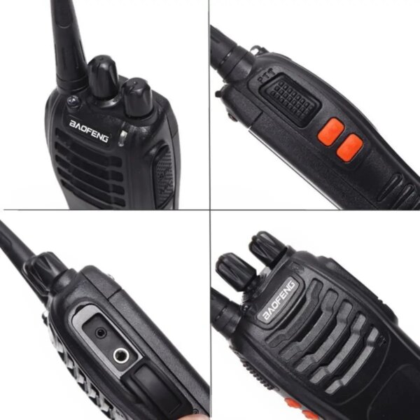 Рация 16-ти канальная с дальностью до 10 км и фонариком Baofeng BF-888S