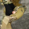 Налокотники и наколенники защитные Eagle KN-04 «Камуфляж», комплект 2+2, регулируемый размер, крепление Velcro