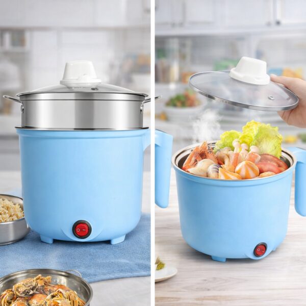Мини электрическая кастрюля Rice Cooker, многофункциональный электрический горшок
