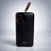 Повербанк KP KPG-501 Power Bank 50000 мА·ч 22,5 Вт с дисплеем и встроенными кабелями