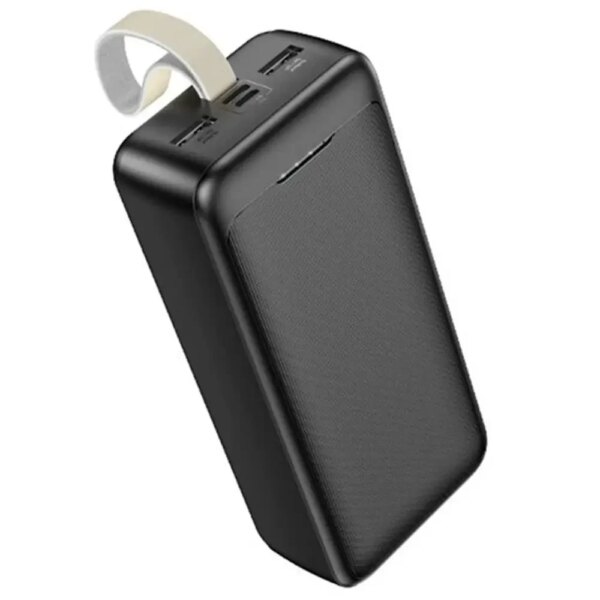 Повербанк Awei J111B 50000 mAh, 22.5W - портативный внешний аккумулятор с быстрой зарядкой, 3 выхода, Li-Pol, черный