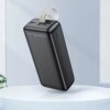 Повербанк Awei J111B 50000 mAh, 22.5W - портативный внешний аккумулятор с быстрой зарядкой, 3 выхода, Li-Pol, черный