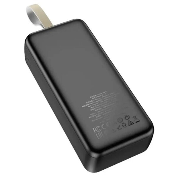 Повербанк Awei J111B 50000 mAh, 22.5W - портативный внешний аккумулятор с быстрой зарядкой, 3 выхода, Li-Pol, черный