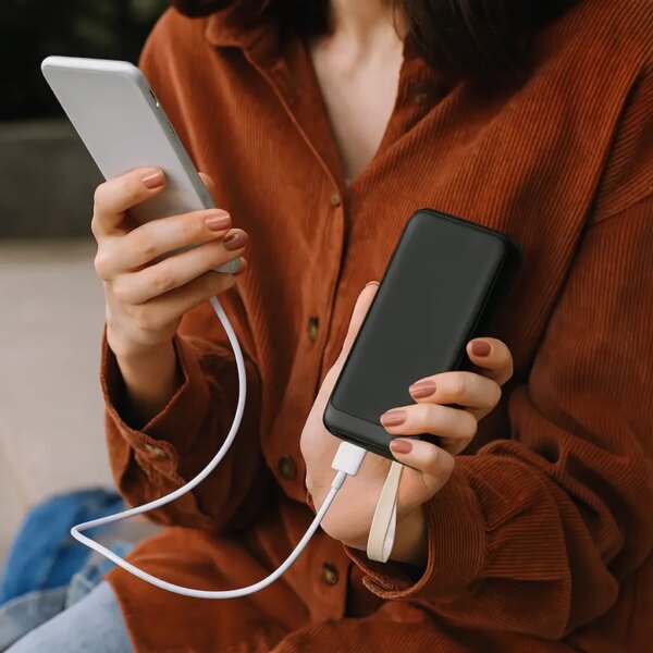 Повербанк Awei J111B 50000 mAh, 22.5W - портативный внешний аккумулятор с быстрой зарядкой, 3 выхода, Li-Pol, черный