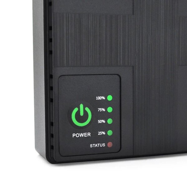 Источник бесперебойного Питания DC UPS для роутера, ONU, камер – 5V/9V/12V, многофункциональный портативный UPS с USB и кабелями