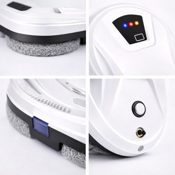 Робот для мытья окон Germatic W14S - ультразвуковое увлажнение, пульт ДУ, страховка