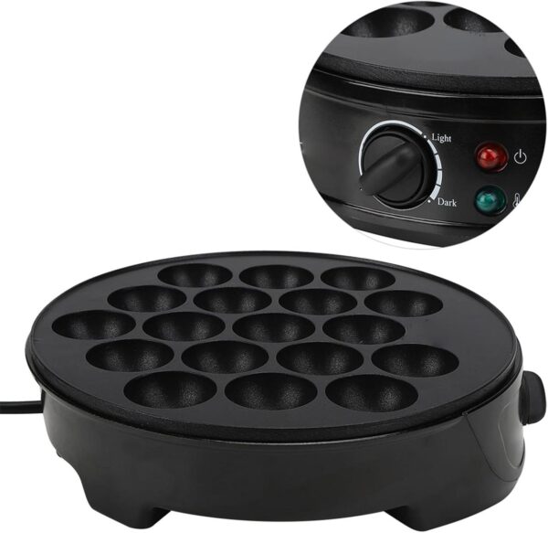 Электрическая такоячница RAF R.527Takoyaki Maker для приготовления пончиков, кейк-попсов и мясных шариков (18 ячеек) антипригарная