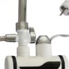 Мини бойлер + душ Water Heater MP 5208, проточный электрический водонагреватель 3000 Вт с LCD-дисплеем, боковое подключение, шланг