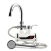 Мини бойлер + душ Water Heater MP 5208, проточный электрический водонагреватель 3000 Вт с LCD-дисплеем, боковое подключение, шланг