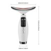 Многофункциональный микротоковый лифтинг-массажер для лица и шеи Neck Beauty Device с LED-терапией (7 цветов) и прогревом