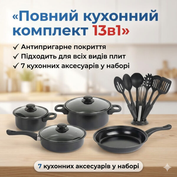 Набор кастрюль из нержавеющей стали Dessini OR-2103 16/18/22 см с крышками — универсальный комплект для кухни