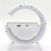 Лампа-ночник с беспроводной зарядкой, Bluetooth-колонкой и RGB LED подсветкой 15Вт + дискокуля, YN-2366