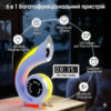 Многофункциональная Bluetooth-колонка с LED-дисплеем, будильником, часами и RGB-подсветкой Abyss G69 Pro Lyrics