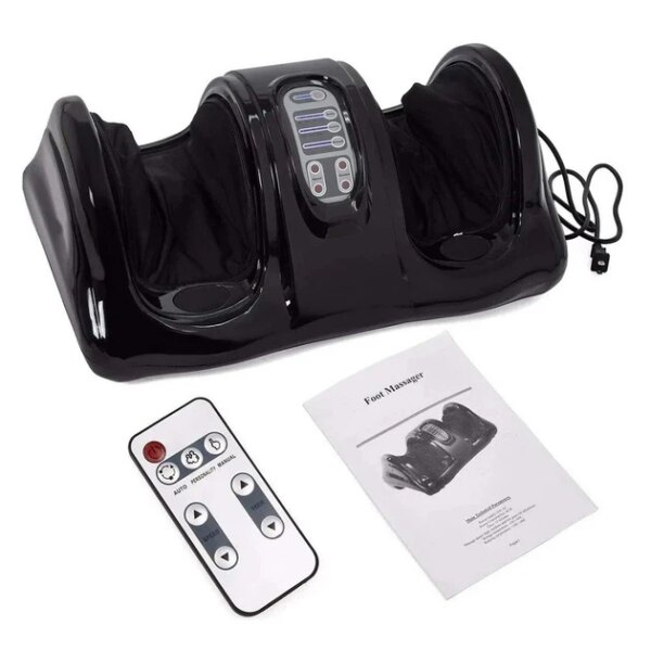 Электрический массажер для ступней ног «Foot Massager Bliss» с вибромассажем, акупунктурой и дистанционным управлением