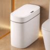 Сенсорное ведро для мусора Joybos Smart Automatic 12 л с датчиком движения и системой адсорбции запахов (белое)