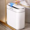 Сенсорное ведро для мусора Joybos Smart Automatic 12 л с датчиком движения и системой адсорбции запахов (белое)
