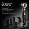 Фен-стайлер для волос KEMEY KM-9205, 1000W, 6 насадок для укладки, с функцией брашинга и выпрямления